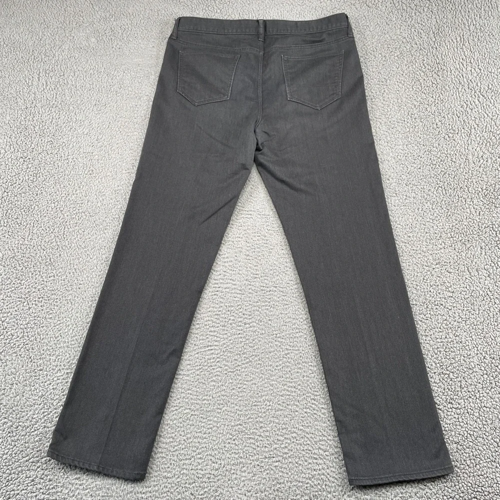 Banana Republic Jeans Mens 36x34 Gray Travel Jean Slim Fit Denim 5-Pocket Pant